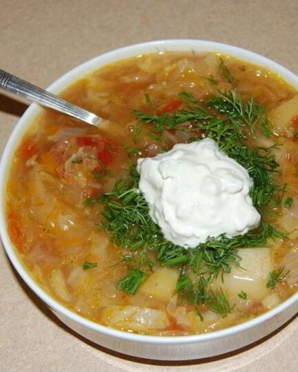 Рецепт щей из свежей капусты со свининой