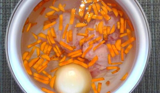 щи на курином бульоне из капусты