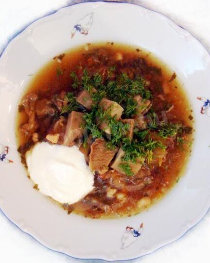 Рецепт щей полных по похлебкину в горшочке с говядиной и грибами