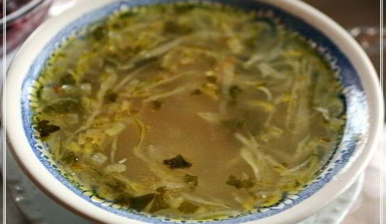 щи постные с гречкой и квашеной капустой