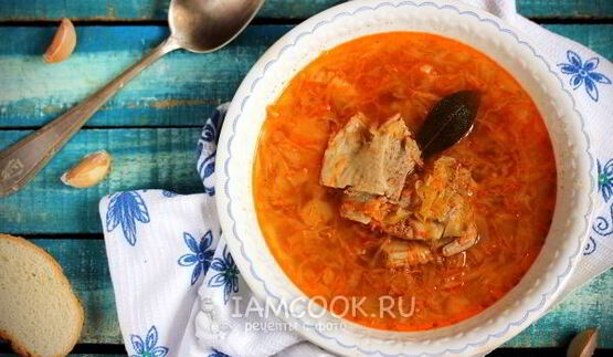 щи с говядиной