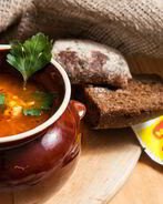 Щи с квашеной капустой