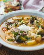 Щи с тремя видами капусты