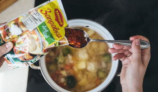 щи с тремя видами капусты