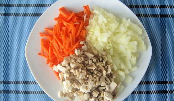 свежие щи с грибами