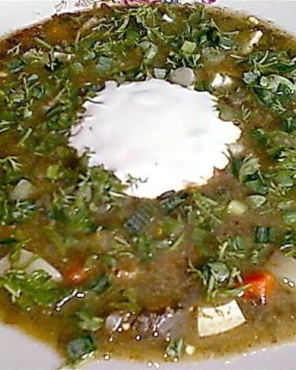 Рецепт зеленых щей щавелевых с яйцом