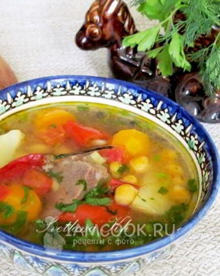 Рецепт шурпы из баранины