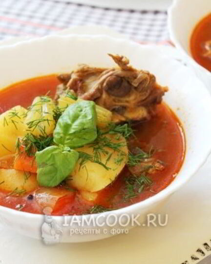 Рецепт шурпы по-узбекски
