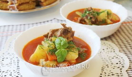 шурпа по-узбекски