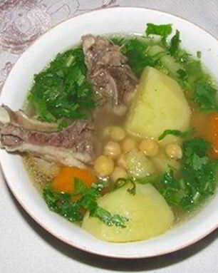 Шурпа с нутом