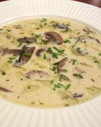 Сливочный грибной суп