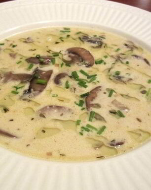 Сливочный грибной суп