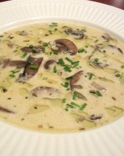 Рецепт сливочного грибного супа