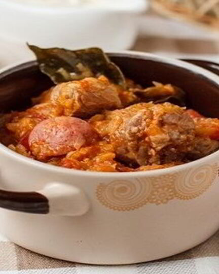 Рецепт капустной солянки с мясом