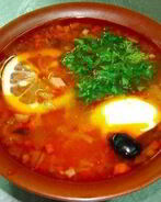 Классическая сборная солянка с каперсами