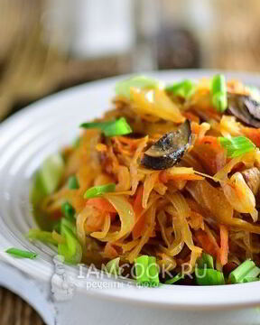 Постная солянка из квашеной капусты