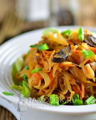 Постная солянка из квашеной капусты