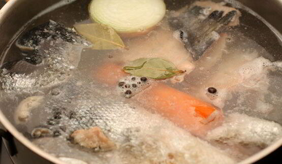 рыбная солянка с семгой