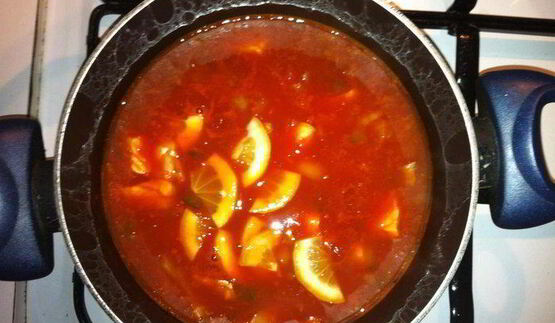 рыбная солянка