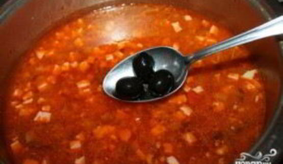 солянка куриная