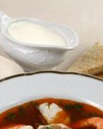 Солянка рыбная с креветками