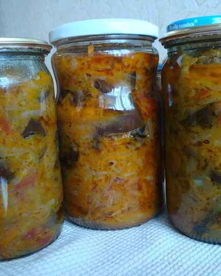 Рецепт солянки с баклажанами и капустой