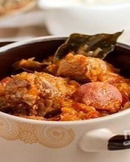 Рецепт солянки с капустого и мясома