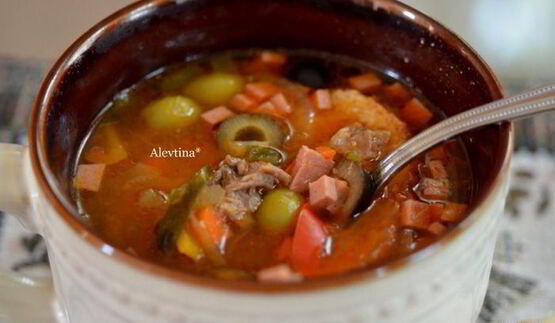 солянка со сладким перцем