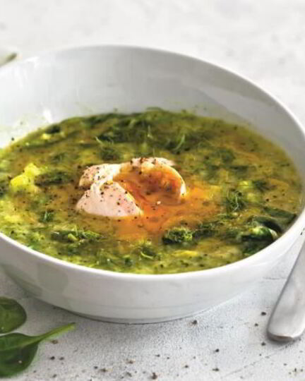 Рецепт супа иза брокколи со шпинатома