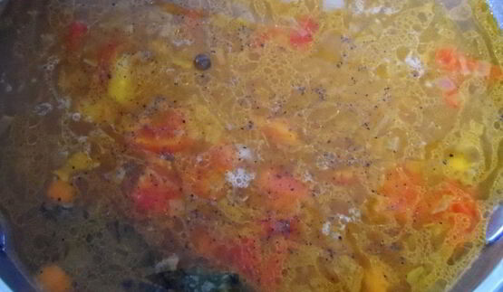 суп из вермишели паутинка с ореховым вкусом