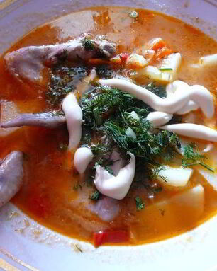 Харчо из куриных крылышек
