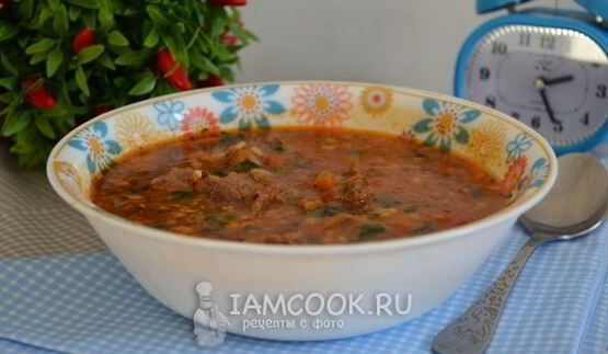 суп харчо из баранины