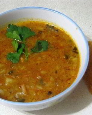 Вегетарианский суп харчо