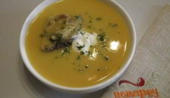 гороховый суп-пюре с мясом