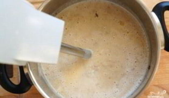 грибной суп-пюре из сушеных грибов