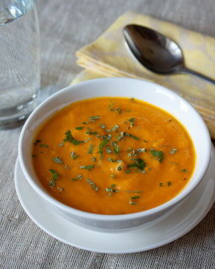 Рецепт холодного морковного супа-пюре