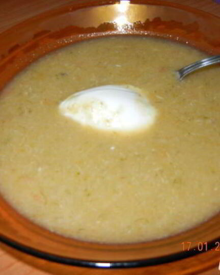 Рецепт курицы с овощами-суп пюре