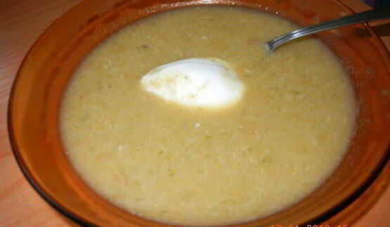 курица с овощами-суп пюре