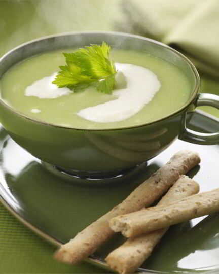 Рецепт летнего супа-пюре из сельдерея