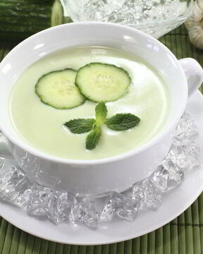 Огуречный суп-пюре