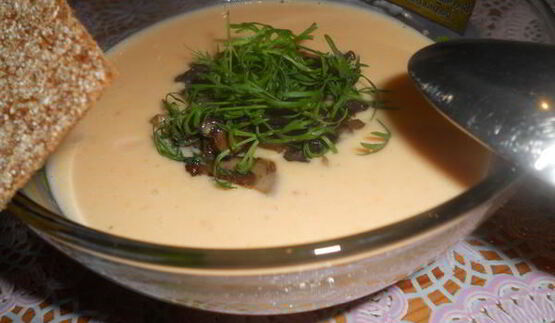 овощной суп-пюре с грибами