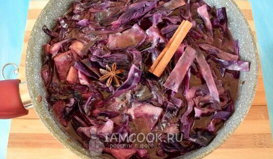 постный суп-пюре из красной капусты