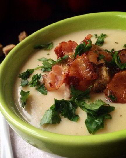 Рецепт супа-пюре из белой фасоли