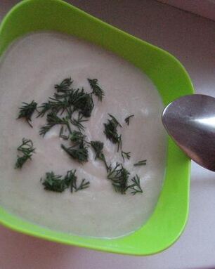 Суп-пюре из фасоли