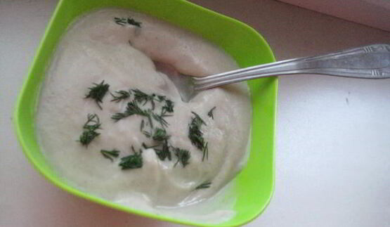 суп-пюре из фасоли