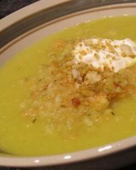 Рецепт супа-пюре из кабачков с карри