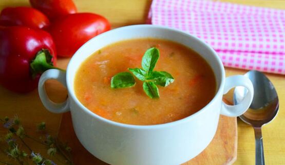 суп-пюре из кабачков