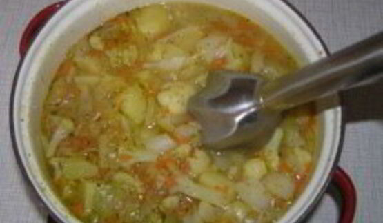 суп-пюре из капусты