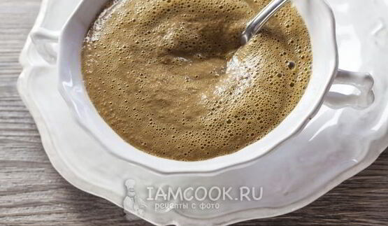суп-пюре из куриной печени