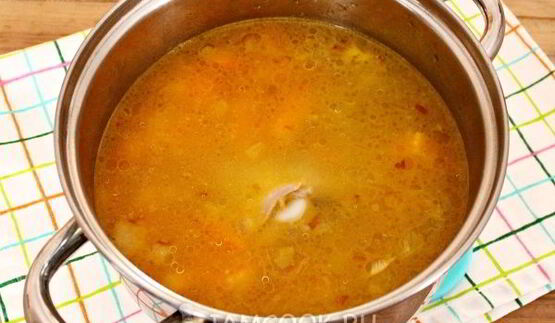 суп-пюре из моркови с курицей